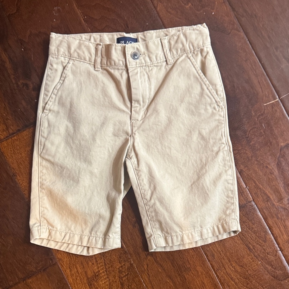 New, place tan boy shorts size 7